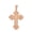 Rose, variant on Solid Gold Saint Nicholas Greek Orthodox(Small) (14K Rose Gold, Pendant with 18" chain)