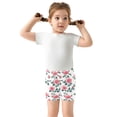 thumbnail image 5 of joogoo Roses Floral-i6 Girls Lined Shorts Bike Dance Bottoms 10Y, 5 of 7