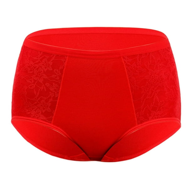 Gibobby Calzoncillos para mujer Bragas sexys elásticas sin costuras de encaje transpirable para mujer Calzoncillos deportivos deportivos de cintura media(RD2,G)