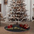 thumbnail image 4 of Sikiie Happy New Year Christmas Tree Skirt, Christmas Tree Decorations, Christmas Decor, Tree Mat Decoration(30-48IN)-48", 4 of 6