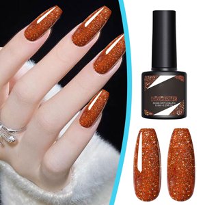 Tarmeek Glitter Nail Polonais haut de gamme Nail polonais tous les jours 1.1 de pouce 1.2 de pouce 1Pcs Ergonomic réglable antipoussière Glitter Nail Polish High Great pour le printemps et le cadeau quotidien pour les femmes