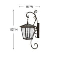 thumbnail image 4 of Hinkley Lighting 1439 Trellis 4-Light 52" High Outdoor Wall Sconce, 4 of 4