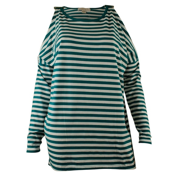 Women's Cold-Shoulder Striped Top-GW-S