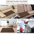 thumbnail image 3 of PROCIPE Large Dog Bed Washable Crate Mat Soft Fleece Pet Bed 47"x 32" Brown, 3 of 8