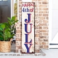thumbnail image 4 of 36in 4th of July Porch Sign - Rustic Farmhouse Decor - UV Protected, Reversible - Ideal for Door, Wall, Outdoor Entryway， Fireplace, 4 of 6