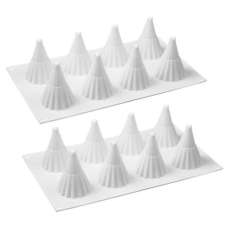 

2PCS Christmas Hat Candy Cake Silicone DIY Christmas Hat Chocolate Christmas Gypsum Decoration Grinding Tool silicone chocolate molds moulds silicone fondant mold