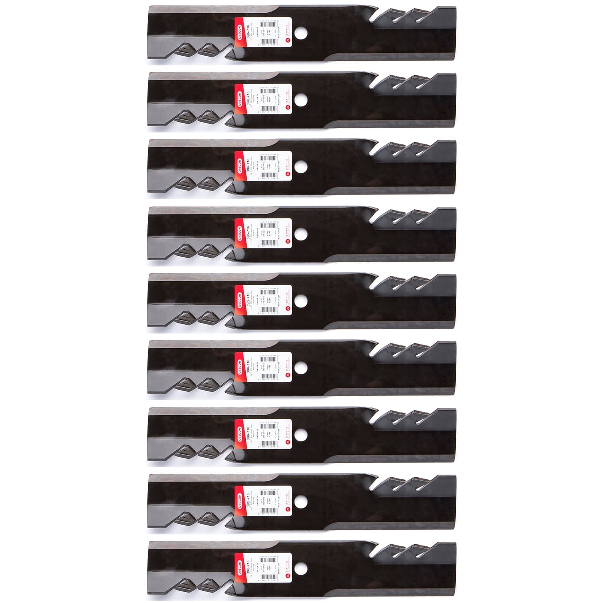 9PK Oregon 396-716 G6 Gator Blades for 48