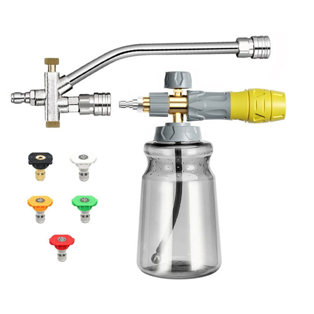 yaaqii 1000ml Handheld Foam Watering Can Sprayer High Pressure Car Wash Spray Bottle