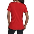 thumbnail image 2 of Women's Starter Red Philadelphia Phillies Fireworks V-Neck T-Shirt, 2 of 2