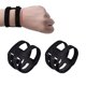 thumbnail image 1 of Muñequeras deportivas para hombres y mujeres, muñequera de entrenamiento, muñequera fina transpirable, mano izquierda derecha, (negro) , cómodo Hugo muñequera, 1 of 10