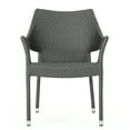 thumbnail image 5 of GDF Studio Orchard Outdoor Wicker 3 Piece Chair Chat Set, Multibrown, 5 of 21