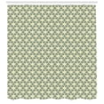 thumbnail image 3 of Ambesonne Flower Shower Curtain, Blossoming Petals Pattern, 69"Wx70"L, Olive Green Yellow White, 3 of 3
