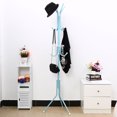 thumbnail image 2 of Unique Bargains 3-Tier Metal Coat Hat Rack Tripod Stand Hall Tree 12 hooks, 2 of 7