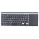thumbnail image 2 of Teclado inalámbrico ultradelgado con teclado numérico con panel táctil - Mini portátil de 59 teclas 2.4G para computadora TV, 2 of 10