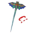 thumbnail image 1 of Cometa Vivid Dragon, cometa grande de una sola línea, fácil de volar, para juegos al aire libre en parques. Línea azul y 50m, 1 of 8