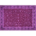 thumbnail image 1 of Ahgly Company Indoor Rectangle Persian Purple Traditional Area Rugs, 8' x 12', 1 of 4