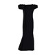 thumbnail image 3 of Ropa femenina a escala 1/6 para figura de acción de 12 pulgadas, disfraz de manga corta, bodycon Negro, 3 of 9