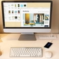 thumbnail image 6 of L Shaped Desk with Hutch, Home Office Corner Desk with 3 Drawers and Bookshelf, Charging Station, White Computer Desk for Home Office, 6 of 9