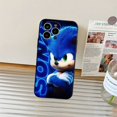 thumbnail image 3 of Funda de teléfono S-SonicES Cartoon H-HedgehogES para iPhone 15ProMax 14 11 13 12 16 Pro Xs Max Mini Xr X 7 8 6 Plus Carcasa protectora, 3 of 5