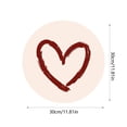 thumbnail image 3 of PEIBang Valentine's Day Round Placemats,12 Inch Heart Washable Dining Table Mats,Heat Resistant Wipeable Placemats for Valentines Home Party Decor, 3 of 6