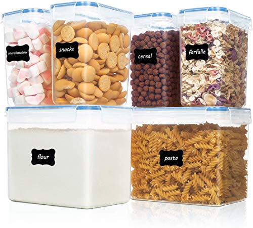 Flip Cover Design Kitchen Pantry Container For Baking Flour Sugar Rice Ardorman Rice Storage Container 10kg Airtight Muesli Container Storage Set 