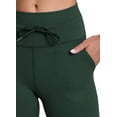 thumbnail image 3 of Avalanche Women's Jogger Style Drawstring Waist Legging With Pockets, 3 of 5