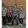 thumbnail image 3 of Legendary Whitetails Women's Legendary Flannel Tunic Long Sleeve Plaid Fitted Button Down Shirt, 3 of 3