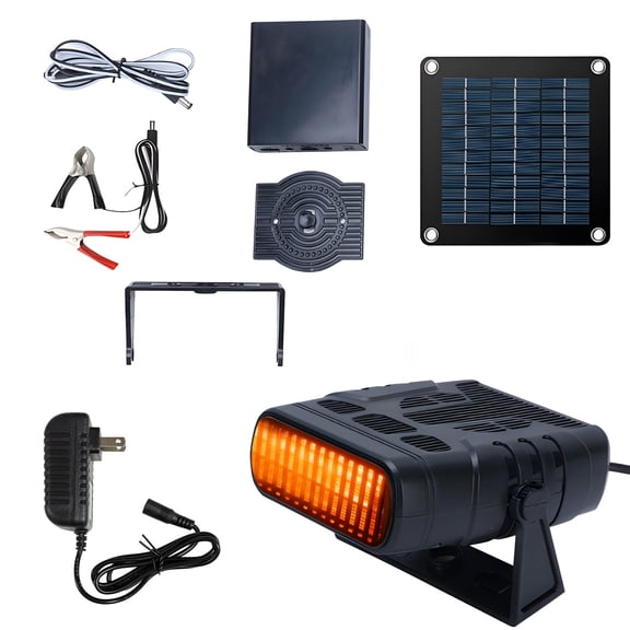 Solar Power Heater Compact Size For Chicken Coops Greenhouse And Dog House Warm Gear