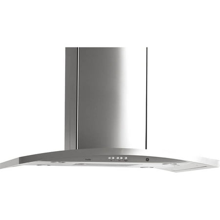 GE Profile - Designer 36" Convertible Range Hood - Stainless Steel