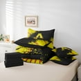 thumbnail image 6 of Manfei Boys Girls Letter Monogrammed A Twin Bedding Sets 7-Piece,Sport Baseball Bedding Comforter Set Microfiber,Graffiti Splash Breathable Sheet Sets,Ultra Soft Home Decor,Reversible, 6 of 8