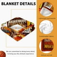 thumbnail image 5 of Basketball Gifts, Basketball Gifts for Boys 8-12, Basketball Coach Gifts, Basketball Gifts for Men Girls Teens Kids, Gifts for Basketball Lovers, Basketball Team Gifts-Throw Blanket 50"x60", 5 of 6