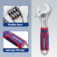 thumbnail image 4 of Llave ajustable WORKPRO de 15 cm de ancho con empuñadura antideslizante, 4 of 8