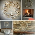 thumbnail image 4 of Imitation Deer Flower Wreath for Front Door Wall Hanging Christmas Farmhouse Decoration, 4 of 9