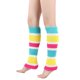 thumbnail image 1 of Nvzi 2 pares de calentadores de piernas para mujer, calentadores de piernas tejidos con puños elásticos antideslizantes, moda Y2K para fiestas, deportes, yoga, ballet, baile, color A, 1 of 2