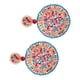 thumbnail image 5 of Pendientes colgantes con Pendientes bohemios Joyas redondas ligeras Estilo vintage Pendientes colgantes con Hecho a mano para regalo Rosado azul Sunnimix Aretes colgantes con cuentas, 5 of 8