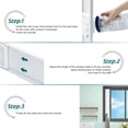 thumbnail image 4 of Daisypower Kit de Ventilation Sèche, Kit de Fenêtre Réglable avec Couvercle de Ventilation Extérieure, Capot de 4 Pouces pour Ventilation d'Échappement, 4 of 8