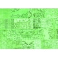 thumbnail image 1 of Ahgly Company Indoor Rectangle Patchwork Green Transitional Area Rugs, 2' x 4', 1 of 1