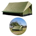 thumbnail image 3 of 1-2 Person Camping Tent Water Portable Double Layer Backpacking Tents for Beach Mountaineering Travel Hiking Climbing Green, 3 of 4