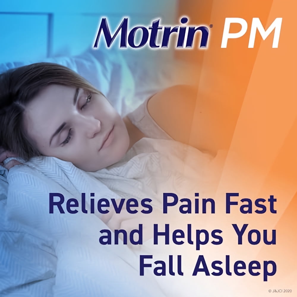 Motrin PM Caplets Ibuprofen Nighttime (Pack of 2)