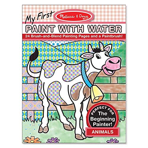 BEACH FUN A4 MAGIC PAINTING COLOURING BOOK CHILDREN NO MESS JUST USE WATER 