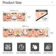 thumbnail image 3 of Yayeee Faucet Mat for Kitchen Sink 14.7" Diatomite Long Splash Guard Pad, Pink Christmas Santa, 2 Pack, 3 of 7