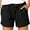 Black, variant on Gift for Her Womens Swim Shorts Shorts for Women Womens Plus Size Drawstring Casual Elastic Waist Pocket Loose Solid Shorts Pants