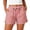 Red, variant on Tumotour Summer Board Shorts for Women'S Checkered Double Pocket Wide-Leg Shorts Loose Sporty Elasticated Side Pocket Drawstring Elastic Waist Shorts Athletic Workout Shorts