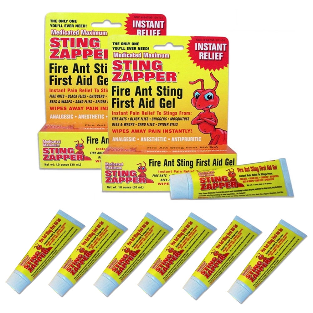 6x Fire Ant Bite Treatment Sting Zapper Gel Cream Bee Bed Bugs Mosquito ...