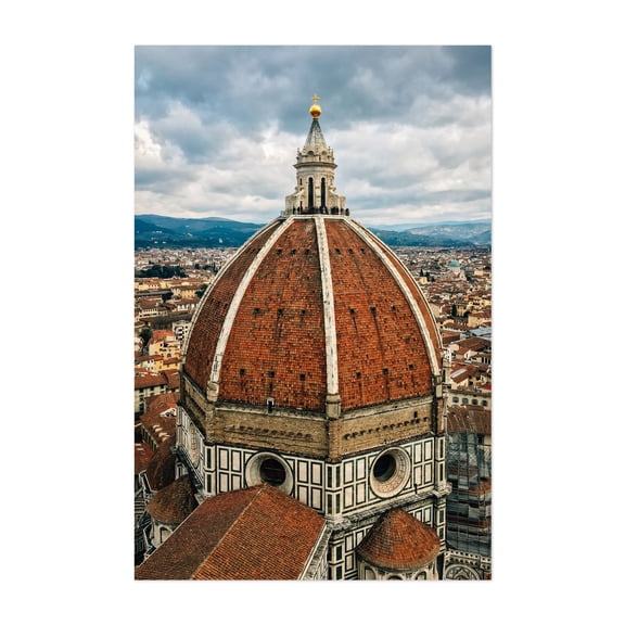 Duomo di Firenze 01 - Florence Tuscany Italy Photography Unframed Wall Art Print 5 x 7 inches