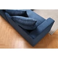 thumbnail image 3 of US Pride Furniture Luxe Oversized Two-Piece Sectional Couches for Living Room L Shaped Sofa with Chaise Upholstered with Corduroy Fabric Facing Left Black, 3 of 4