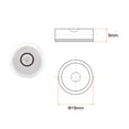 thumbnail image 2 of Unique Bargains 4 Packs Round Bubble Level 18x9mm Mini Circular Bullseye Spirit Levels for Leveling Camera Tripod Telescope, White, 2 of 6