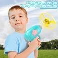 thumbnail image 1 of Lubelski Bamboo Dragonfly Launcher Durable Lightweight Colorful Daily Use Pet Flying Saucer Toy for Safe Outdoor Fun, 1 of 8