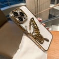 thumbnail image 3 of Funda Quicksand Butterfly para iPhone 16 15 Pro Max, lujosa funda suave con baño de purpurina brillante para niña para iPhone 11 12 13 14 Pro Max, 3 of 5
