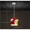 thumbnail image 5 of FINE MAKER 12.6-inch modern creative football helmet chandelier, children's room chandelier, living room and dining room lighting fixture, 5 of 8